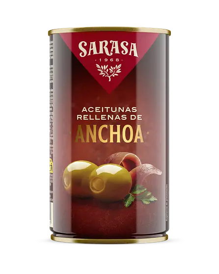 Aceitunas rellenas de anchoa, 350g
